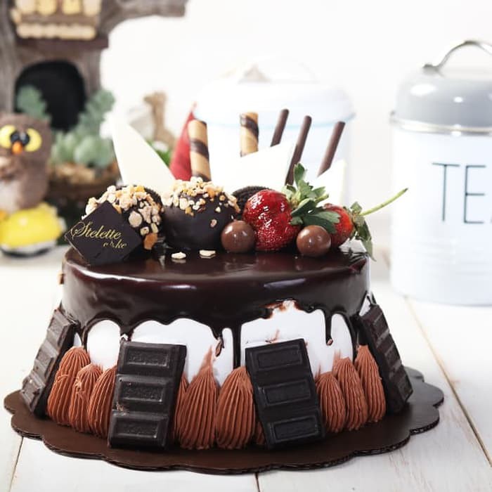 

Chocolate Cake / Kue Ulang Tahun / Diameter 16 cm MURAH DAN ENAK - diameter 16 cm