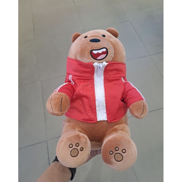 Miniso Boneka We Bare Bears Collection Sportwear Plush Toy