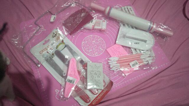 [pumao] 3pcs / Set Spatula Stainless Steel Untuk Mengaduk Krim Kue