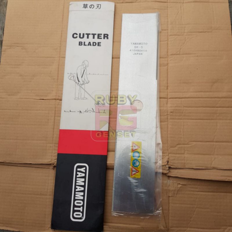 BG328 Blade Pisau Mesin Potong Rumput 410x80x1,6mm Yamamoto