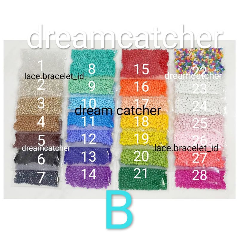 manik mute PASIR 2-3mm / sekitar 4mm -50 B