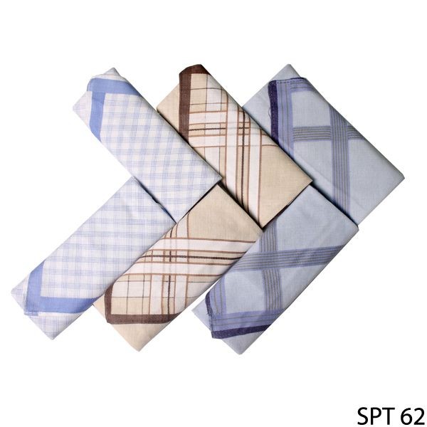 Sapu Tangan Laki-Laki Isi 6Pcs Katun Multi Color – SPT 62