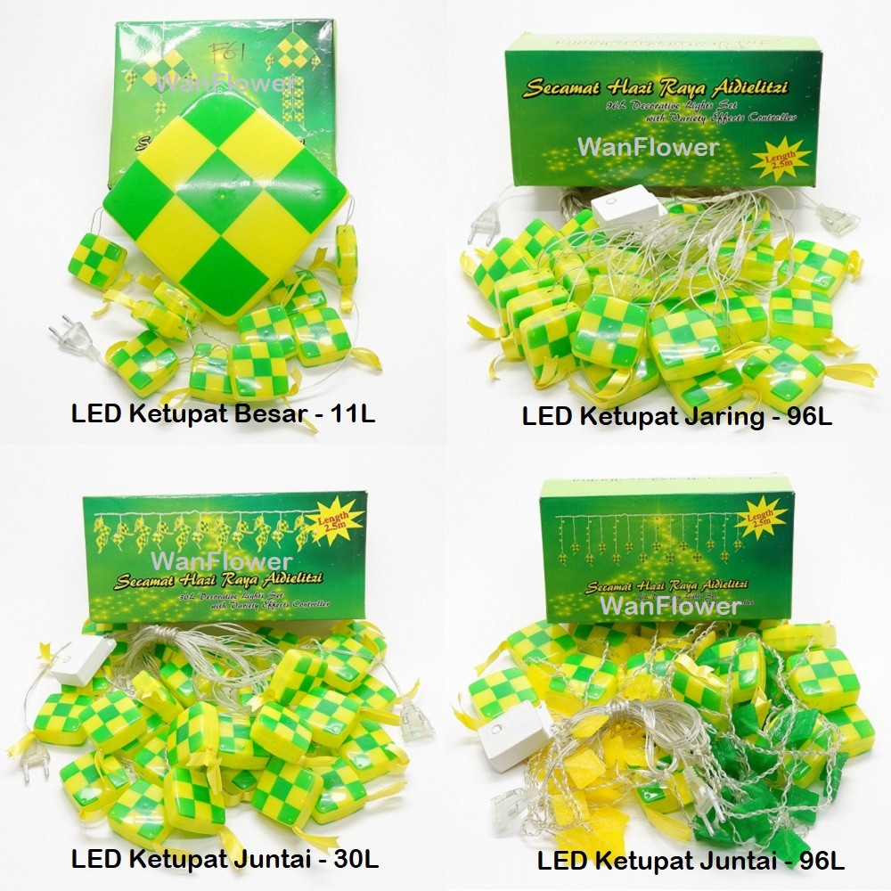 WANFlower SALES Ketupat Jaring LED X96 * P2,5M led jaring tidak nyala led ketupat nyala