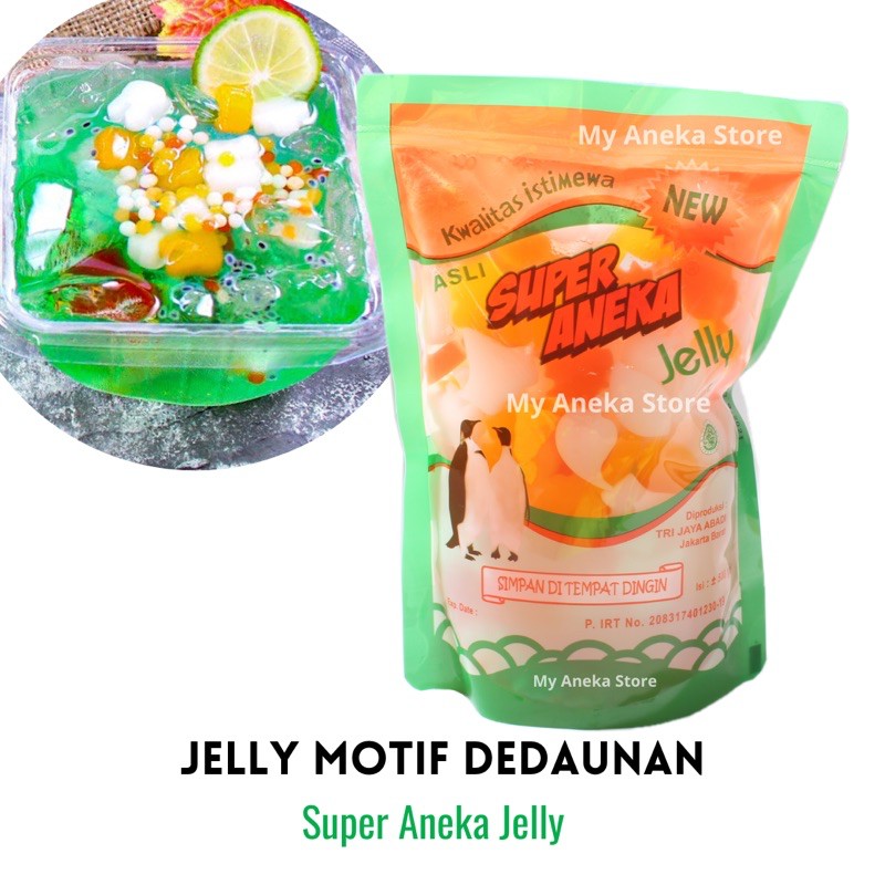 

Jelly motif daun / dedaunan / macam macam daun /maple “Super Aneka Jelly”