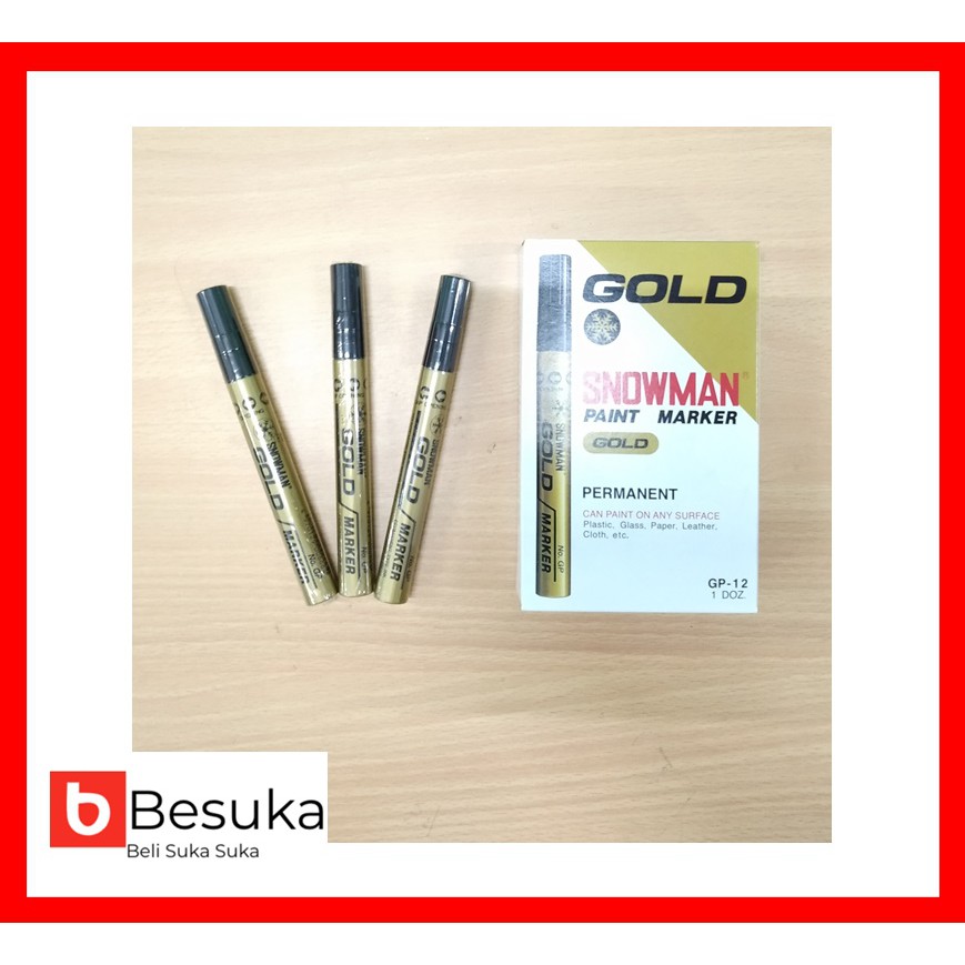 

SPIDOL SNOWMAN MARKER GP (GOLD)