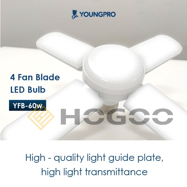 LAMPU KIPAS BLADE FAN LED BULB SUPER TERANG 60WATT BERGARANSI 1 TAHUN!!! - YOUNGPRO YFB60W