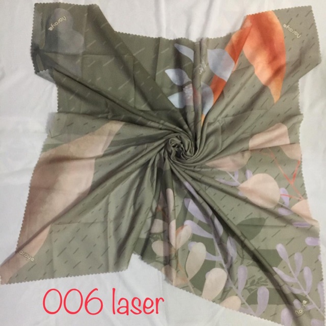 Voal premium naraya scarf lasercut