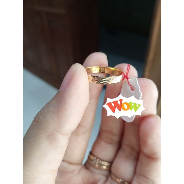 Cincin Polos Cincin Kawin Cincin Pria Cincin Wanita Emas Asli Cincin Nikah Cincin Tunangan Kado Unik