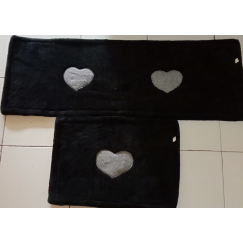 Keset Kaki Dapur Set Bulu Tebal 2 In 1(Satu set) Uk 35×55 35×110/Keset Dapur Murah