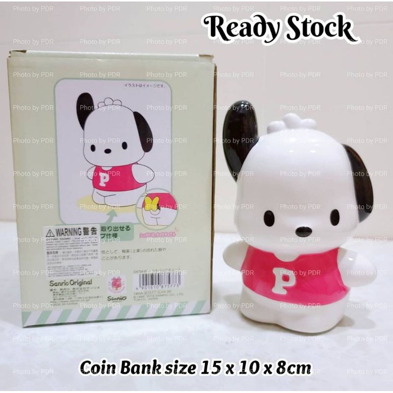Piggy Coin Bank Lucu Sanrio Karakter Pochacco