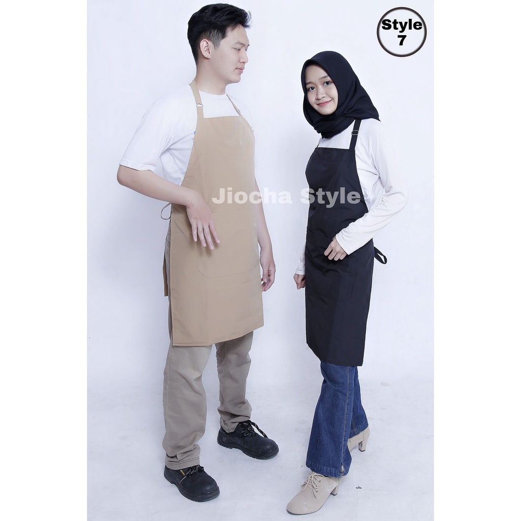 CELEMEK MASAK APRON MASAK APRON BARISTA APRON BABERSOP