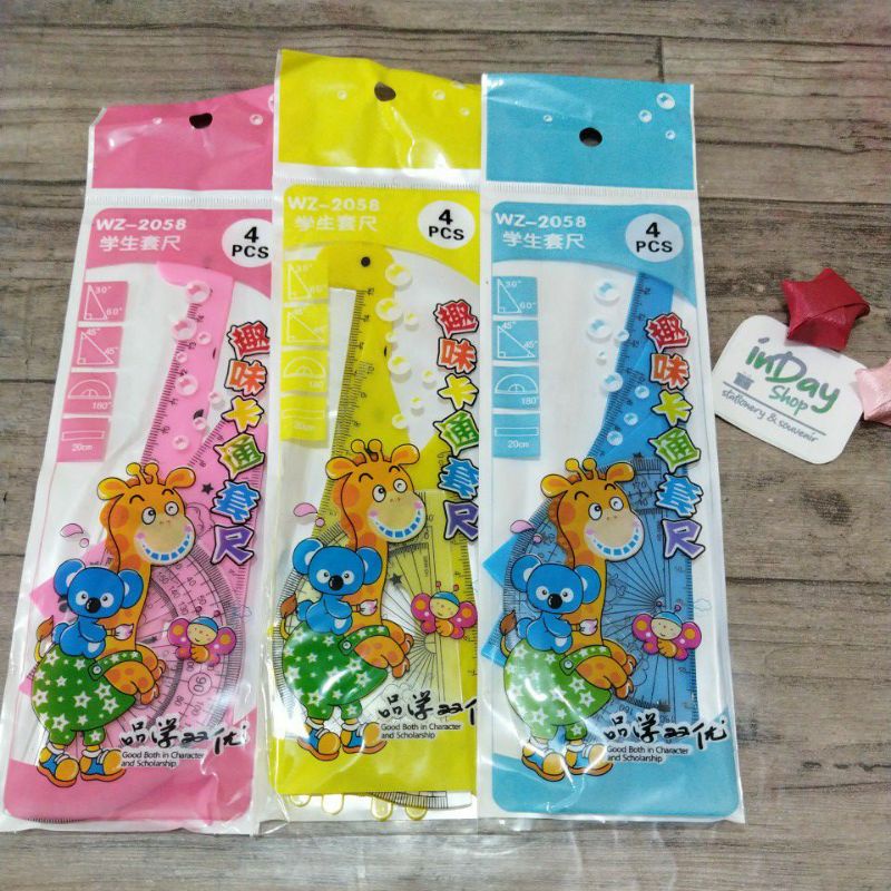 Paket Penggaris / Ruler Set | INDAY SHOP