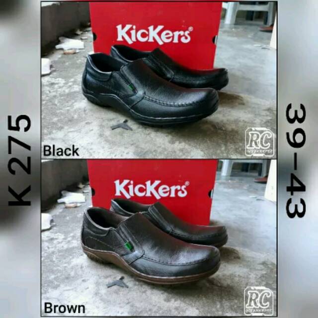 Sepatu pria KICKERS kulit
