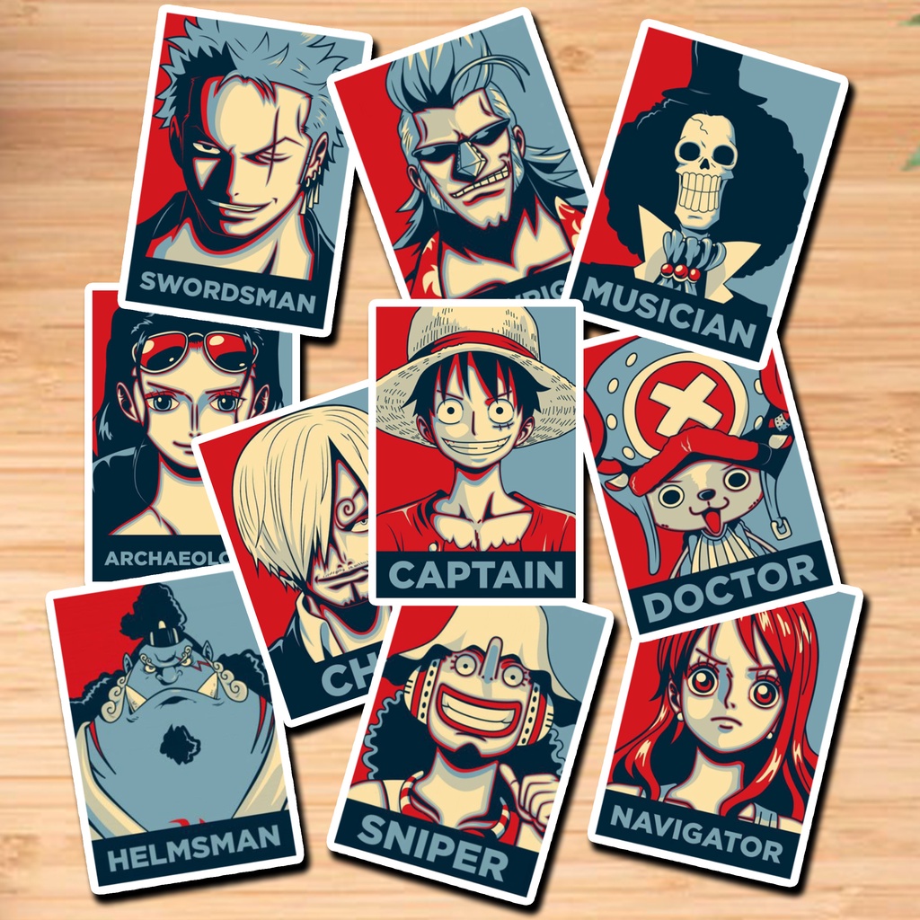 

Stiker / Sticker vinil Anti Air One Piece Wanted Mini Tumblr Laminasi GLossy stiker Untuk Case Handphone Laptop Helm Dan Lainnya ( isi 10 pcs )