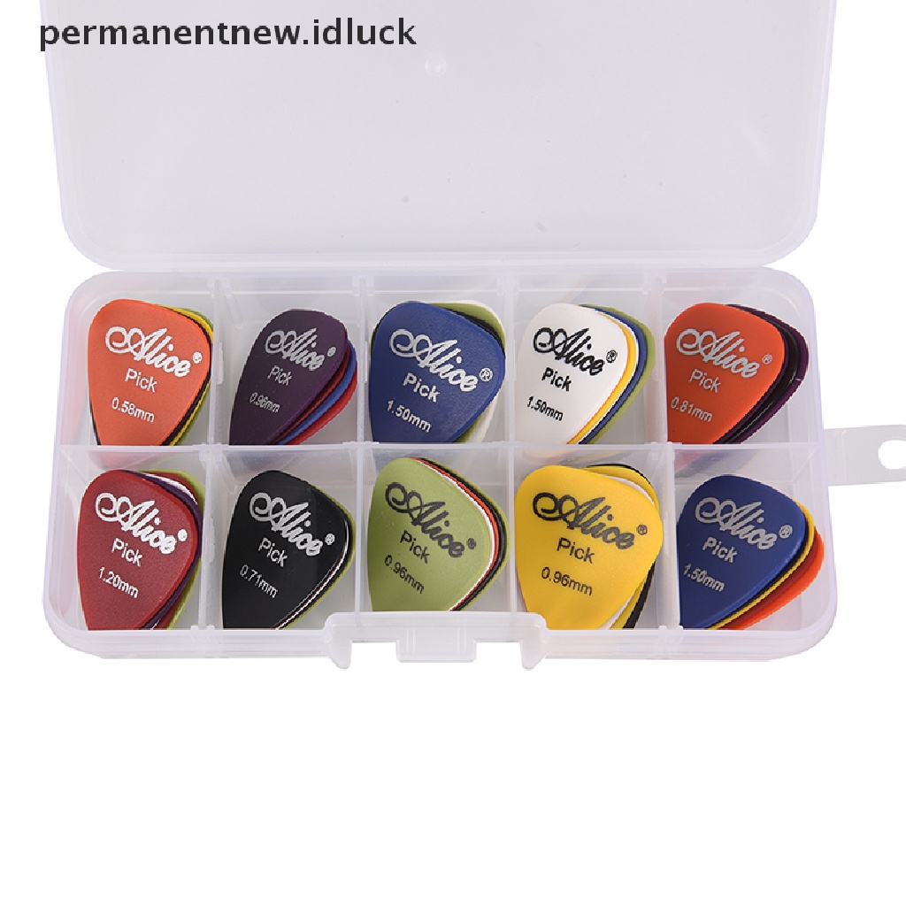 Set 50 Pcs Pick Plectrum Gitar Akustik Elektrik