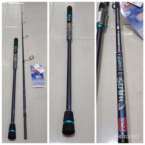Rod SPINNING PENN CHAOS JIGGING PCJS60MA (180cm / Line Test PE.0.8-2)