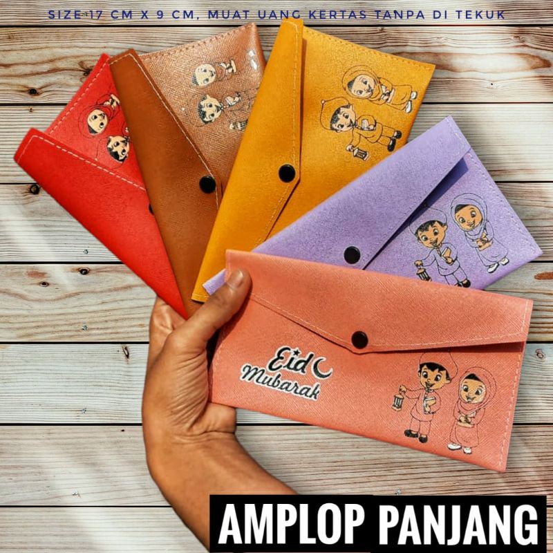 DOMPET AMPLOP LEBARAN PANJANG / IMPLEK MUAT SELEMBAR UANG KERTAS