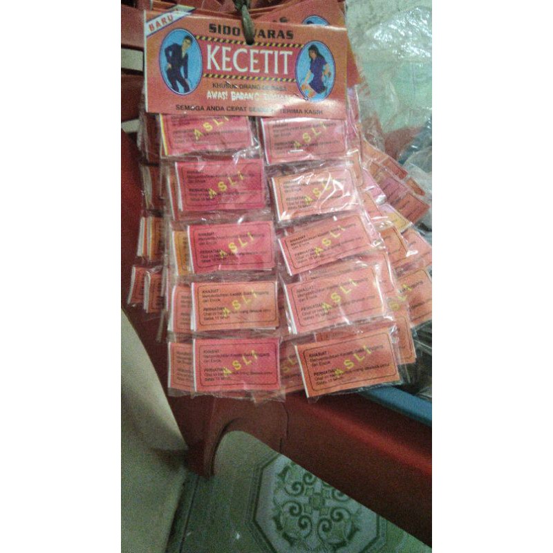 KECETIT OBAT ASAM URAT PEGAL LINU ENCOK REMATIK FLU TULANG