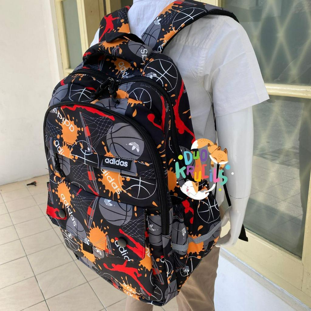 Tas Ransel sekolah anak SD SMP SMA gaya sporty