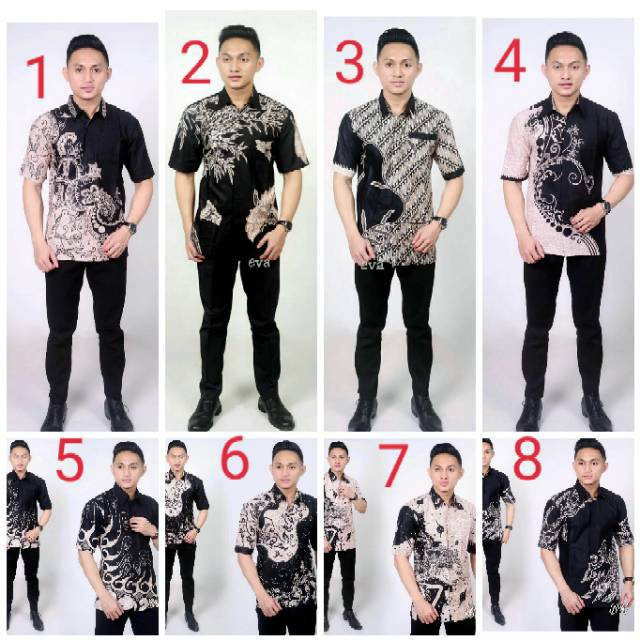 Terlaris Ev Kemeja Hitam Manis Termurah Batik Pekalongan p3RLKdT9ZJeWa