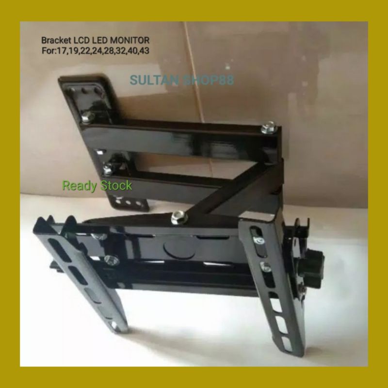 Bracket Lcd Led Tv monitor Swivel  22-43 inch  l Bracket Tv Swivel