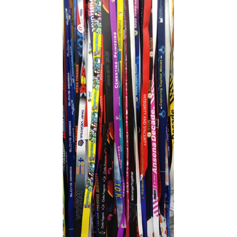 

Tali Id Card Tali Gantungan Hp Tali nametag tali Stopper tempat kartu