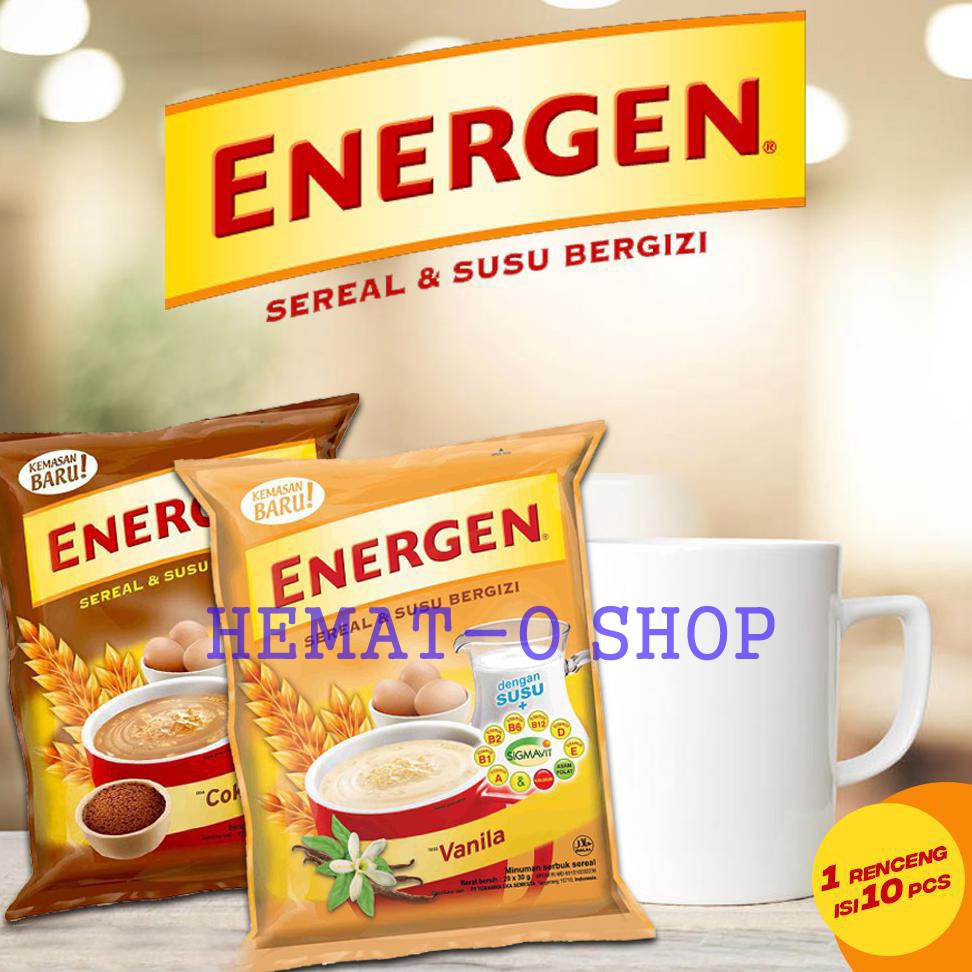 

Max ENERGEN Sereal dan Susu RENCENG 10Pcs KURMA, Coklat, Vanila, Jahe, Jagung, Kacang Hijau