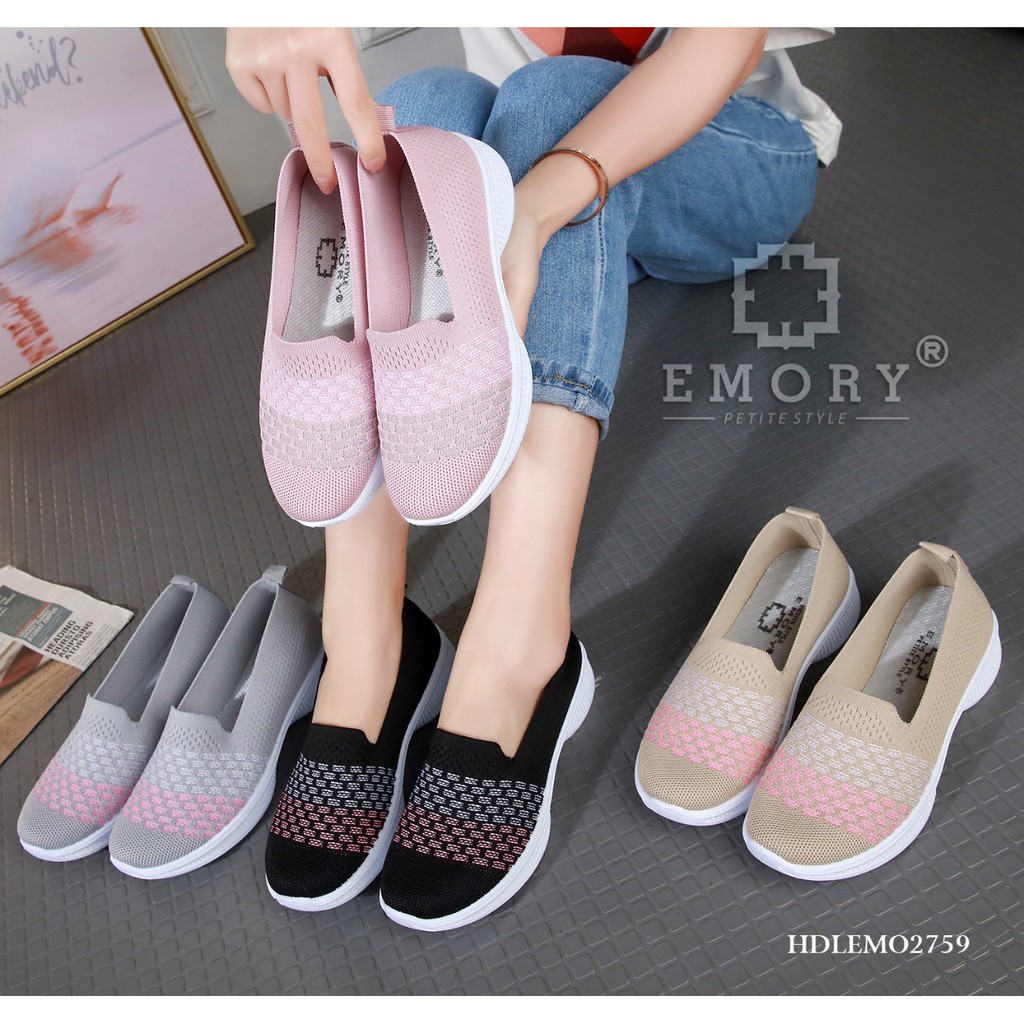 HDLEMO2759 SEPATU EMORY Flexknit Flat ORIGINAL