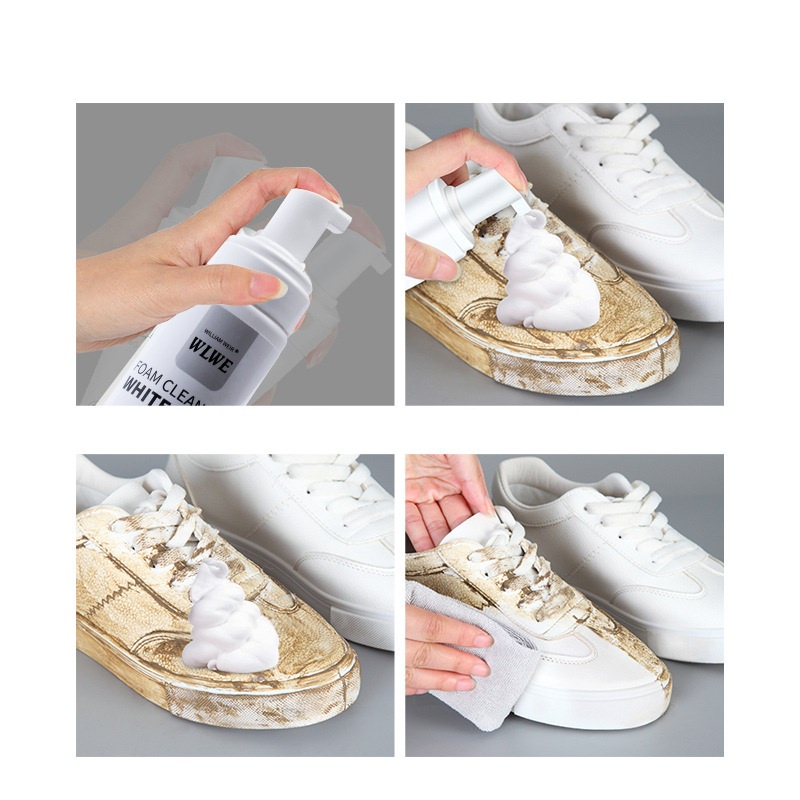 FOAM CLEANER PEMUTIH SEPATU / BUSA PEMBERSIH SEPATU DAN SERBAGUNA