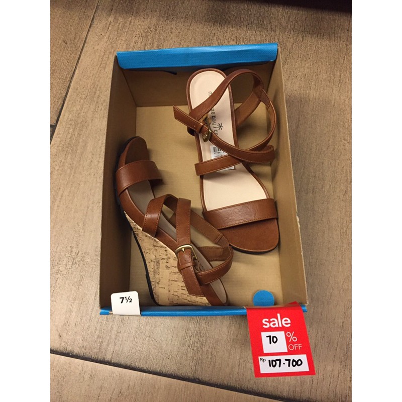 SALE Wedges montegobay by payless original store JASA TITIP