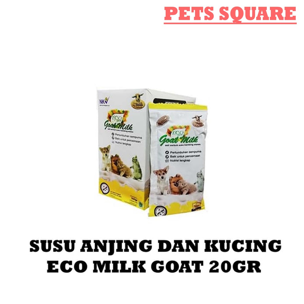 SUSU ANJING DAN KUCING ECO MILK GOAT 20GR