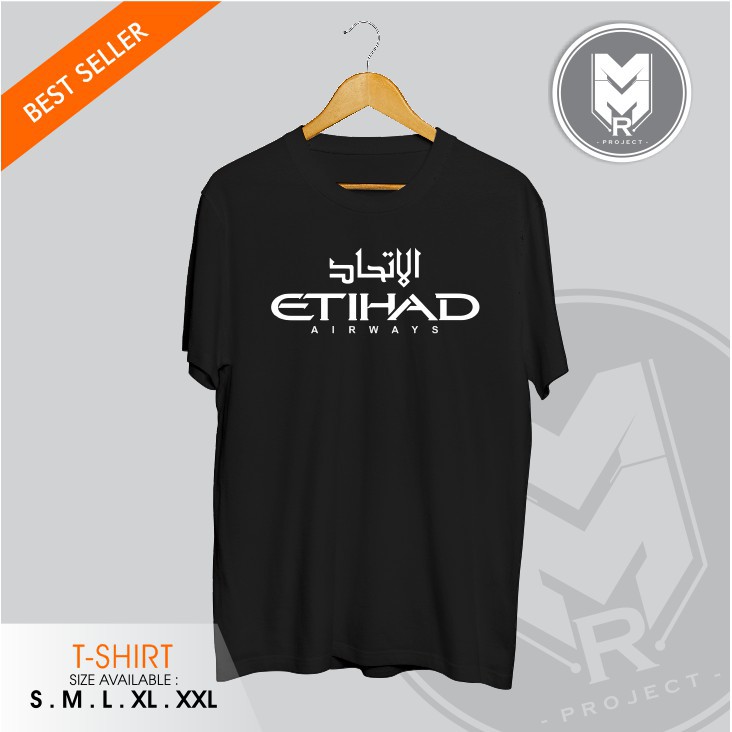 Kaos / Baju / Tshirt Bola Etihad Airways Terlaris Termurah   -provermerch