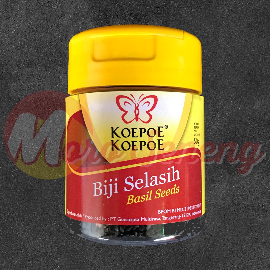 Biji Selasih Kupu Kupu Koepoe Koepoe 50 gram