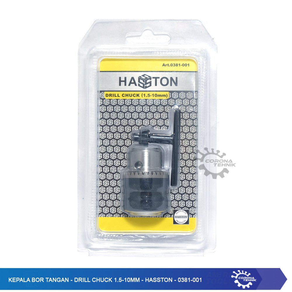 Kepala Bor Tangan - Drill Chuck 1.5-10mm - Hasston - 0381-001