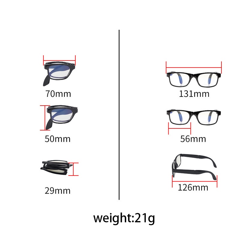 3 In 1Kacamata Baca Plus Ajaib Auto Focus Lipat / Kacamata Baca Plus Auto Focus Adjust Lipat Anti