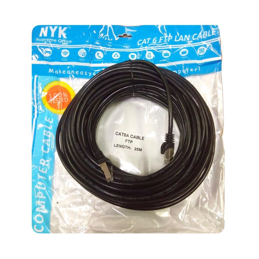 Nyk Kabel Lan FTP Cat6a 25Meter Outdoor