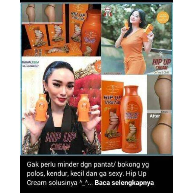 Hip Up Cream Pembesar Payudara Dan Bokong Pemontok Super Bikin Tubuh Super Sexy Asli Shopee Indonesia