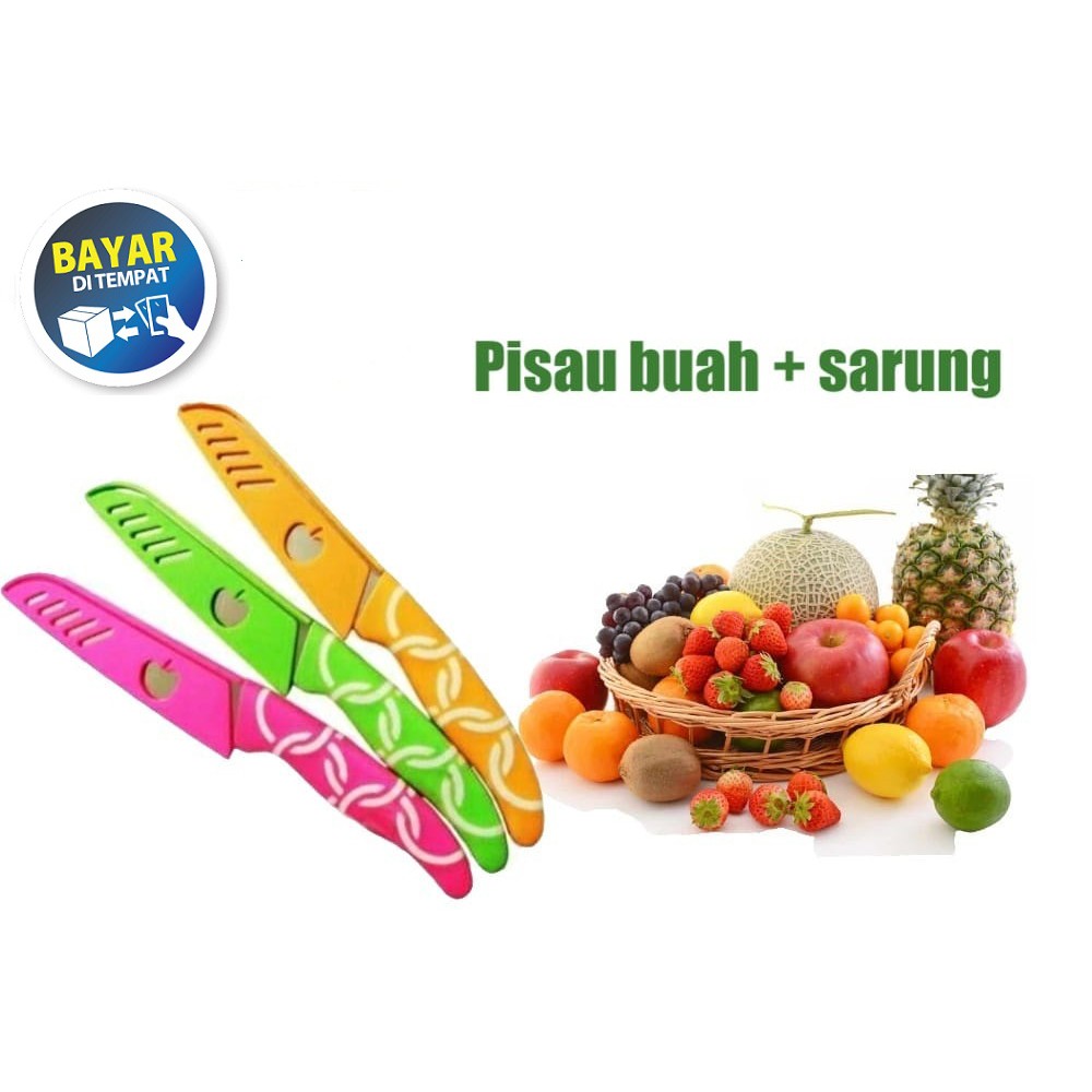 Pisau Sarung Apel / Pisau Dapur Stainless Steel / Pisau Buah / Pisau apple / Piso