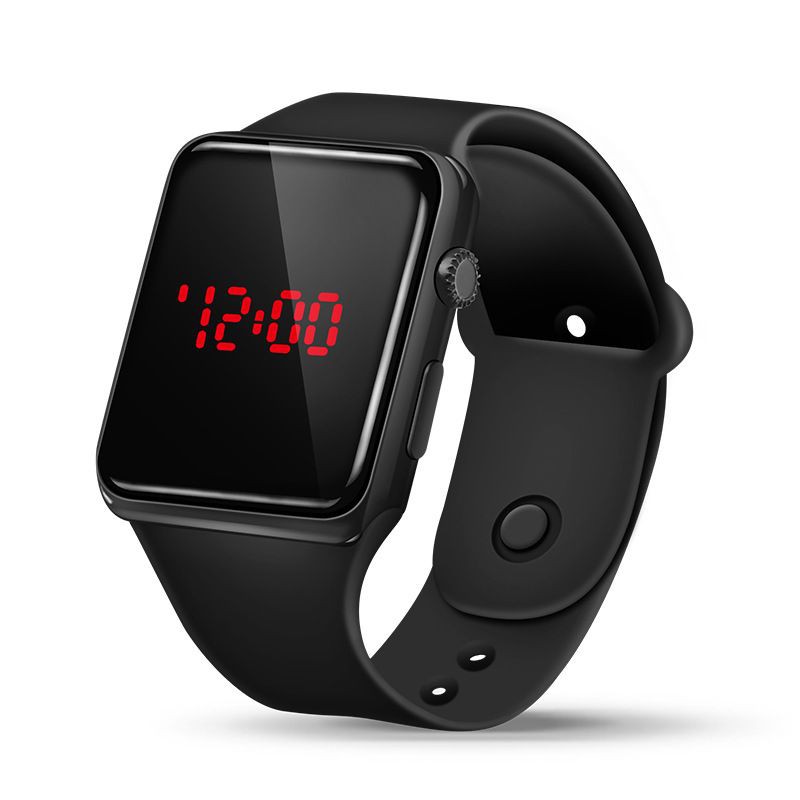 Jam Tangan Led Kotak Jam Tangan Digital Pria Wanita Jam Tangan Led Kotak Jam Tangan Digital Pria Wanita