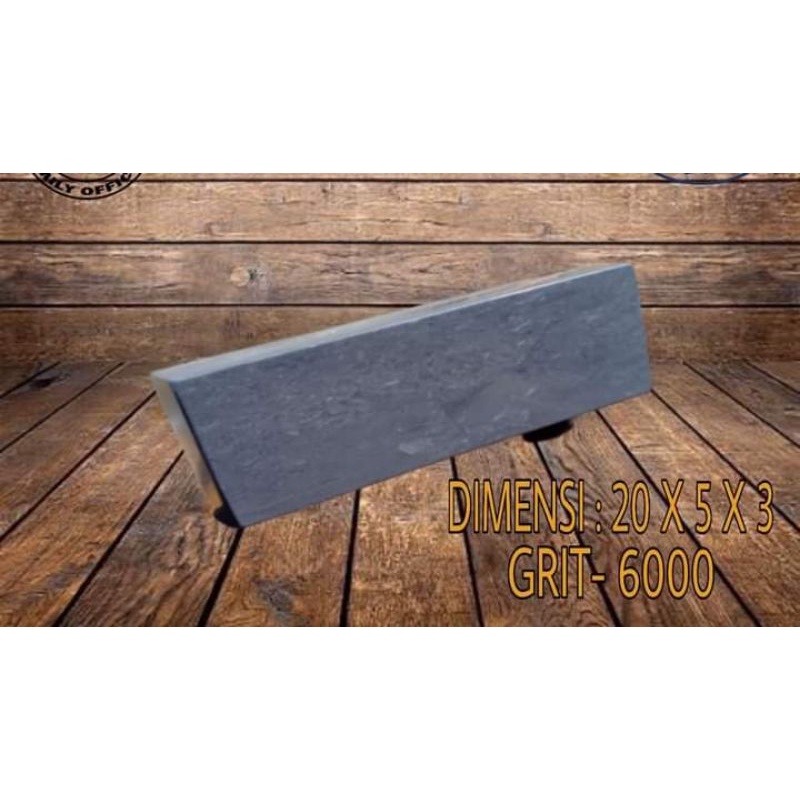 Batu Asahan real asli alam, Grit 6000