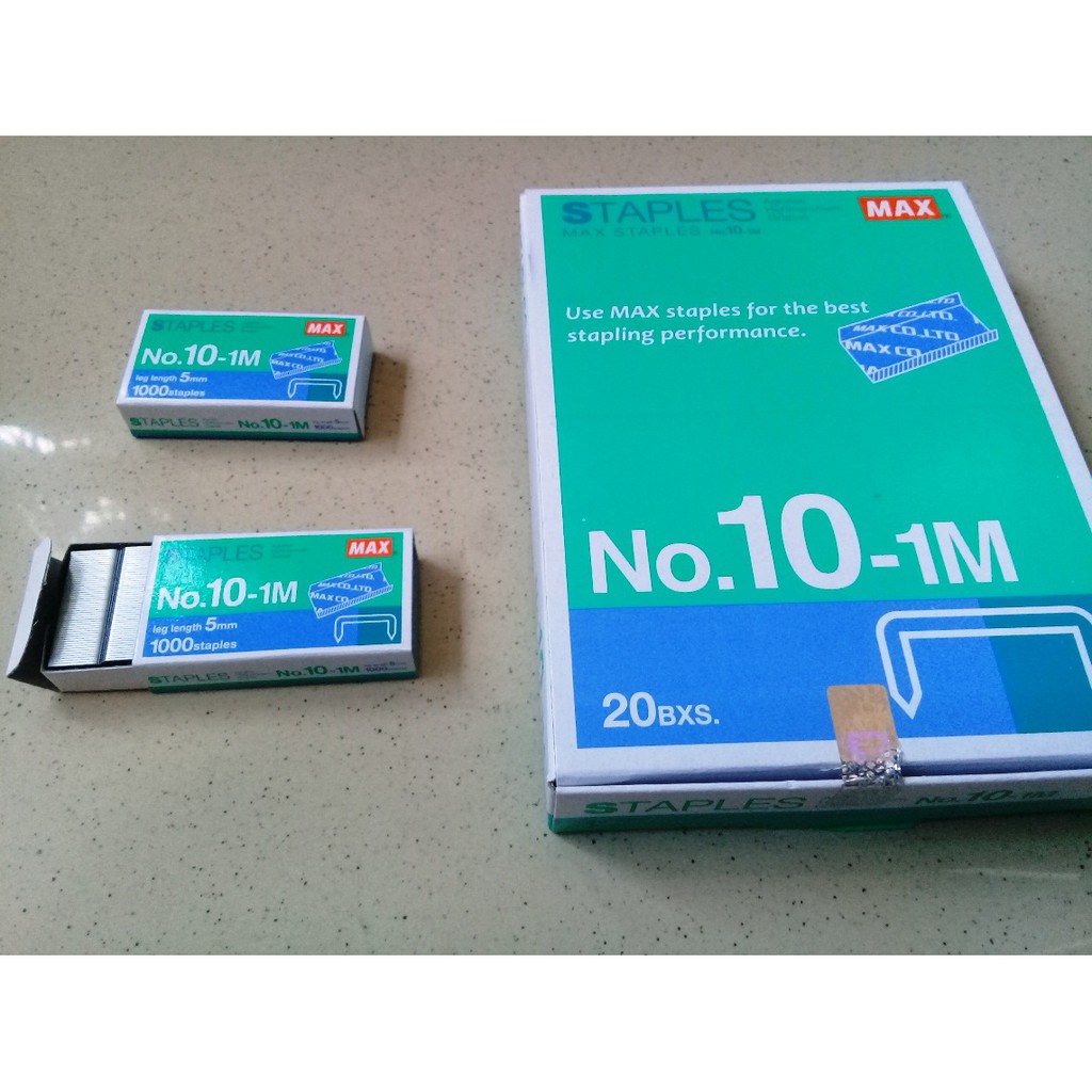 

Refill Isi Staples HD-10 Box 1000pcs No.10-1M MAX