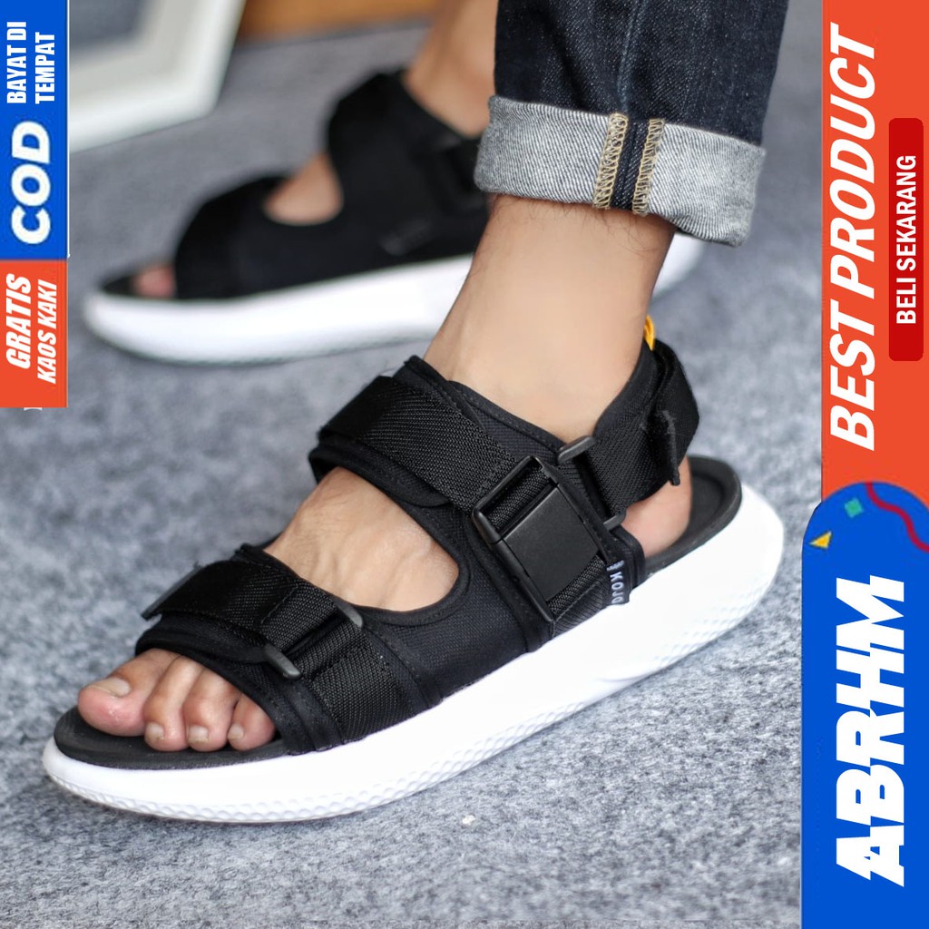 ABRHM Sandal Slide Pria Sandal Slop Pria Sendal Selop Gunung Keren Kekinian