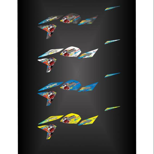 Striping Stiker New Vixion Lightning doraemon