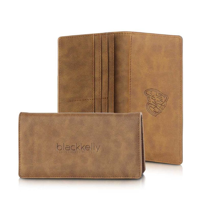 BLACKKELLY LST 750 BCL Dompet Pria Panjang Bahan Pedro Coklat