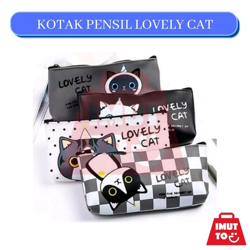 

IMUTTO KOTAK PENSIL KUCING IMUT TEMPAT PENSIL SILIKON CAT PENCIL CASE LUCU