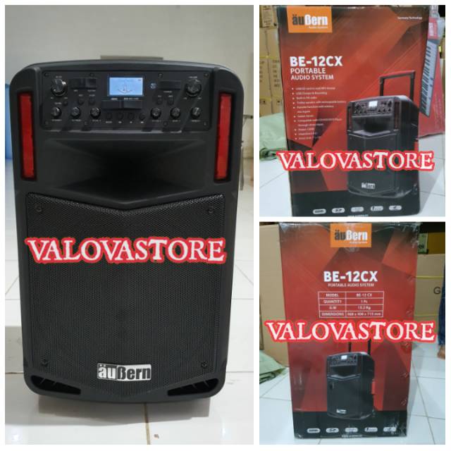 Speaker Portable Wireless Meeting Aubern BE-12CX / BE12CX 12 INCH
