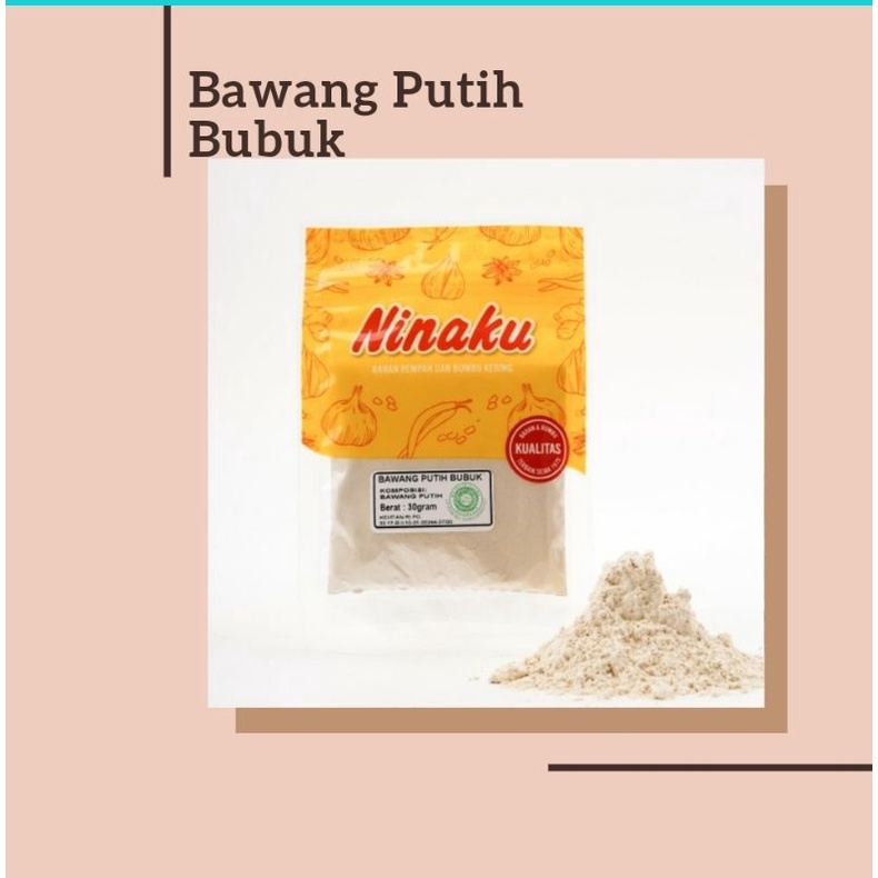 

BAWANG PUTIH BUBUK NINAKU 30 GR