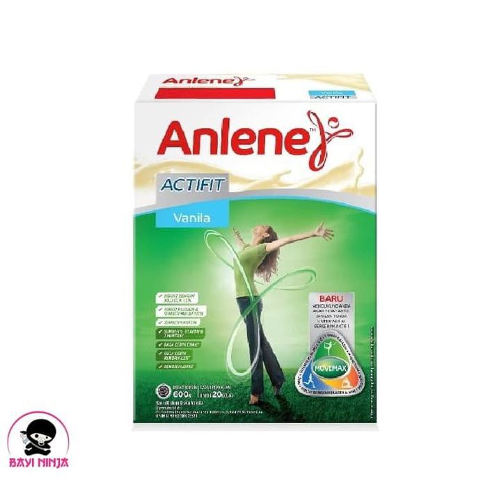 

ANLENE ACTIFIT VANILA SUSU KALSIUM BOX 600 G