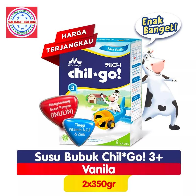 Chil Go Powder 3+ 700gram Usia 3 - 12 Tahun