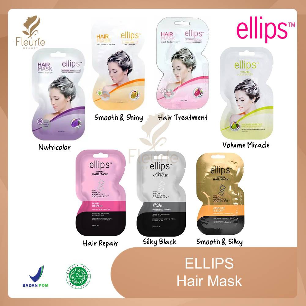 ELLIPS Hair Mask / Pro Keratin Complex  - Masker Rambut Sachet